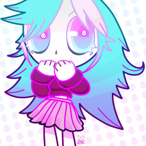 DIGITALLY GENERATED/MANIPULATED HONORABLE MENTION – Archived Chibi Unit-01 Test Type by Myles M. Hoenes