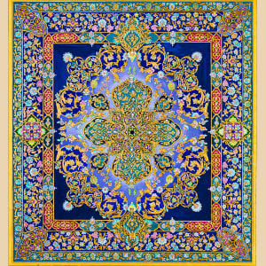 Vintage Tapestry Elegance, Break of Dawn by Reem Al Taki