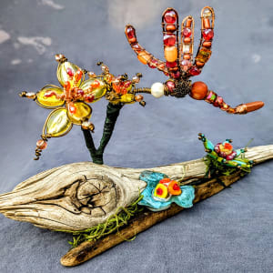 UPCYCLED & REPURPOSED HONORABLE MENTION – Whimsical Winged One by Kathleen Drabik