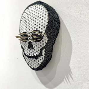 Dokuro (Washi Paper Skull) by Natale Adgnot 