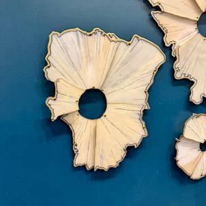 Teal Pencil Shavings by Natale Adgnot, Image 4.