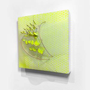 Reflex Brushstrokes Square by Natale Adgnot 