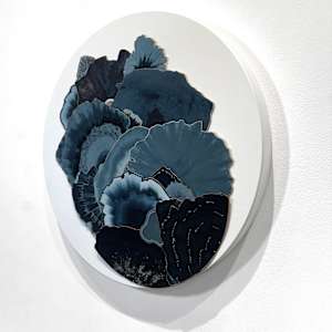Blue Polypore Round II by Natale Adgnot 