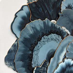 Blue Polypore Round II by Natale Adgnot 