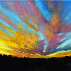 Evening Glory by Julie Gowing Hayes