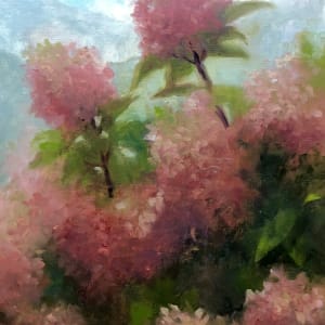Dusty Rose Hydrangeas by Julie Gowing Hayes