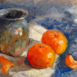 Still Life With Mandarins by Julie Gowing Hayes
