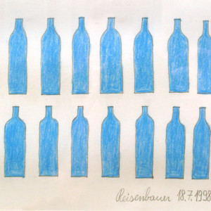 Blue Bottles by Heinrich Reisenbauer