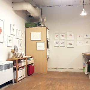 Warming Trend by Crissy Arseneau  Image: Cloud City pieces in studio