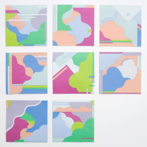 It Means There is a Wind by Crissy Arseneau  Image: studies (coloured paper, adhesive)