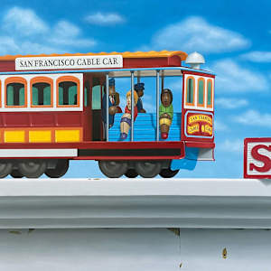 Cable Car to Stanford by Ted Polomis