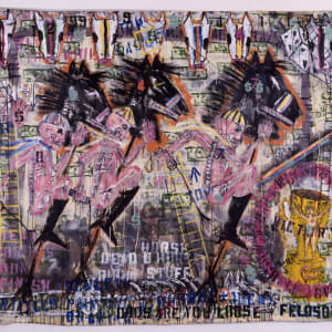 Untitled Painting w/ Dead Horses Horses don't Finish + Odds Are You Lose by Feldsott