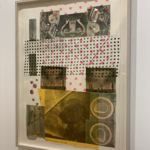 Cage, Framed by Robert Rauschenberg 