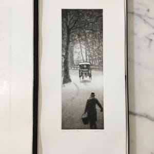 A New York Winter - Set of 9 Etchings by Peter Hickey 