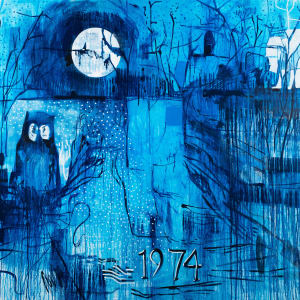 1974 Two Owls by Brian Frink