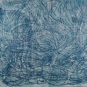 Deluge (Blue) by Brian Frink