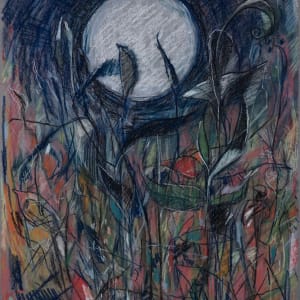 Moon and Garden by Brian Frink