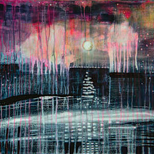Dark Wave in the Moonlight by Brian Frink