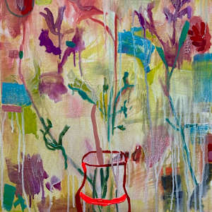 Red Vase by Brian Frink, Image 1.