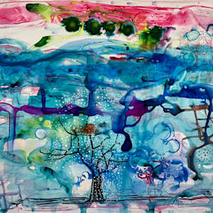 Tree and Moon by Brian Frink, Image 1.