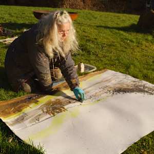 MATERIAL PRACTICE = SPIRITUAL PRACTICE  Frances Hatch by Frances Hatch  Image: ground work
photo: Tom Hanmer