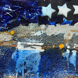 Night With Owls & Stars. Portland Port. by Frances Hatch 