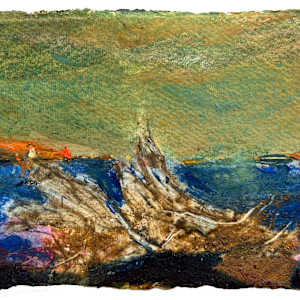 SANDSFOOT SUNSET. diptych by Frances Hatch 