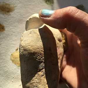 MATERIAL PRACTICE = SPIRITUAL PRACTICE  Frances Hatch by Frances Hatch  Image: mark-making material