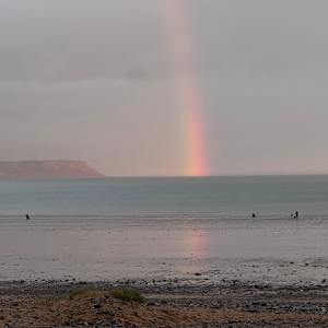 WET SAND RAINBOW by Frances Hatch 