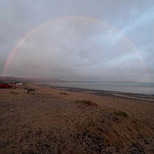 WET SAND RAINBOW by Frances Hatch 
