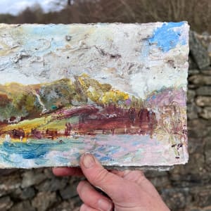 29. Standing on Brantwood Jetty looking over to White Lady. by Frances Hatch 