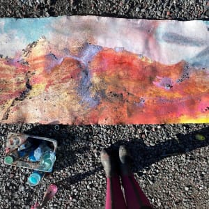 MOUNTAIN  WEATHER. The Bell. Coppermines Valley, Cumbria. by Frances Hatch 