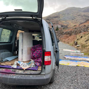 MOUNTAIN  WEATHER. The Bell. Coppermines Valley, Cumbria. by Frances Hatch 