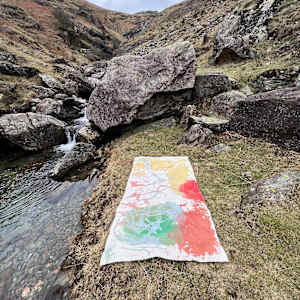 COPPERMINES VALLEY FALLS, Coniston Water, Cumbria. by Frances Hatch 