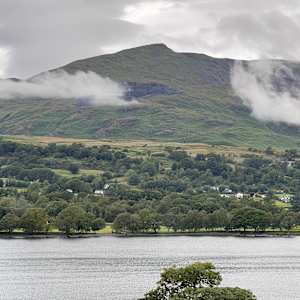 CUMULI  FLOAT OVER CONISTON by Frances Hatch 