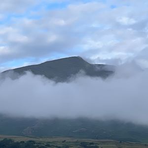 CUMULI  FLOAT OVER CONISTON by Frances Hatch 