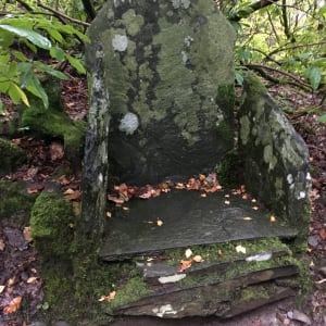 26-BEHIND RUSKIN'S POND by Frances Hatch  Image: Ruskin's Chair