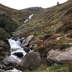 VALLEY FALLS. Coppermines Valley, Coniston. Cumbria. by Frances Hatch 