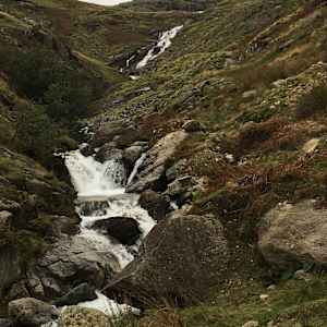 VALLEY FALLS. Coppermines Valley, Coniston. Cumbria. by Frances Hatch 