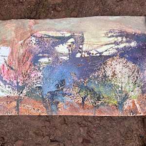 LEY HILL WINTER. Webbers Post, Dunkery Beacon. by Frances Hatch 