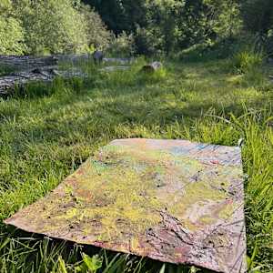 TANGERINE DREAM. Spring. Corfe Castle, Dorset. by Frances Hatch 