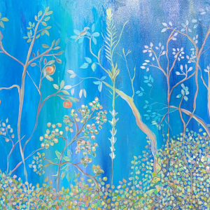 Fantasy Forest by Orbedonna  Image: Original art before commissioned changes