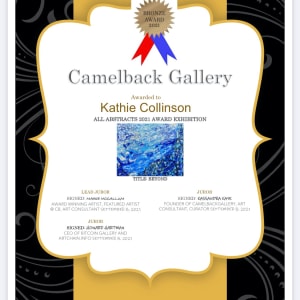 Beyond by Kathie Collinson  Image: Bronze Award - All Abstracts 2021 - Camelback Gallery