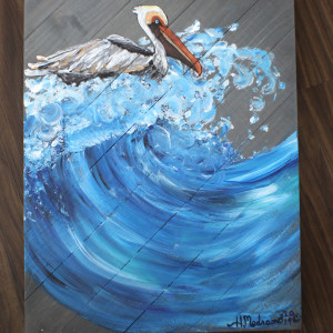 Pelican Drift by Heather Medrano
