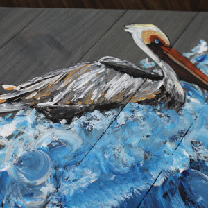 Pelican Drift by Heather Medrano 