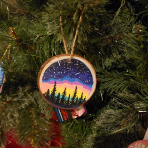 Wood Slice Ornaments by Heather Medrano 