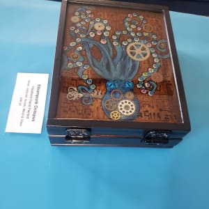 Steampunk Octopus trinket box by Heather Medrano 