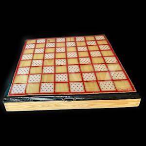 Alice in wonderland chess board set by Heather Medrano