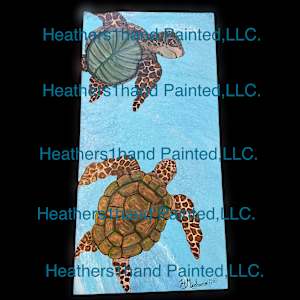 Turtle  Flight by Heather Medrano 