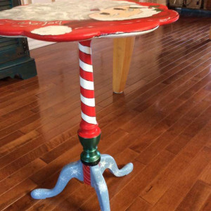 Christmas store Santa  table by Heather Medrano 
